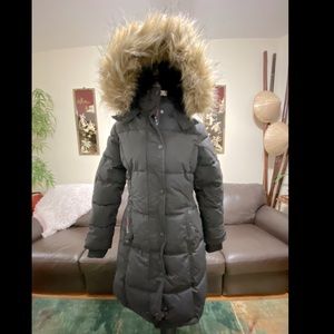 Black Faux Fur-Lined Parka by Canada Weather Gear